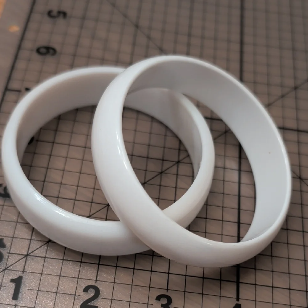 White Bangle Bracelets